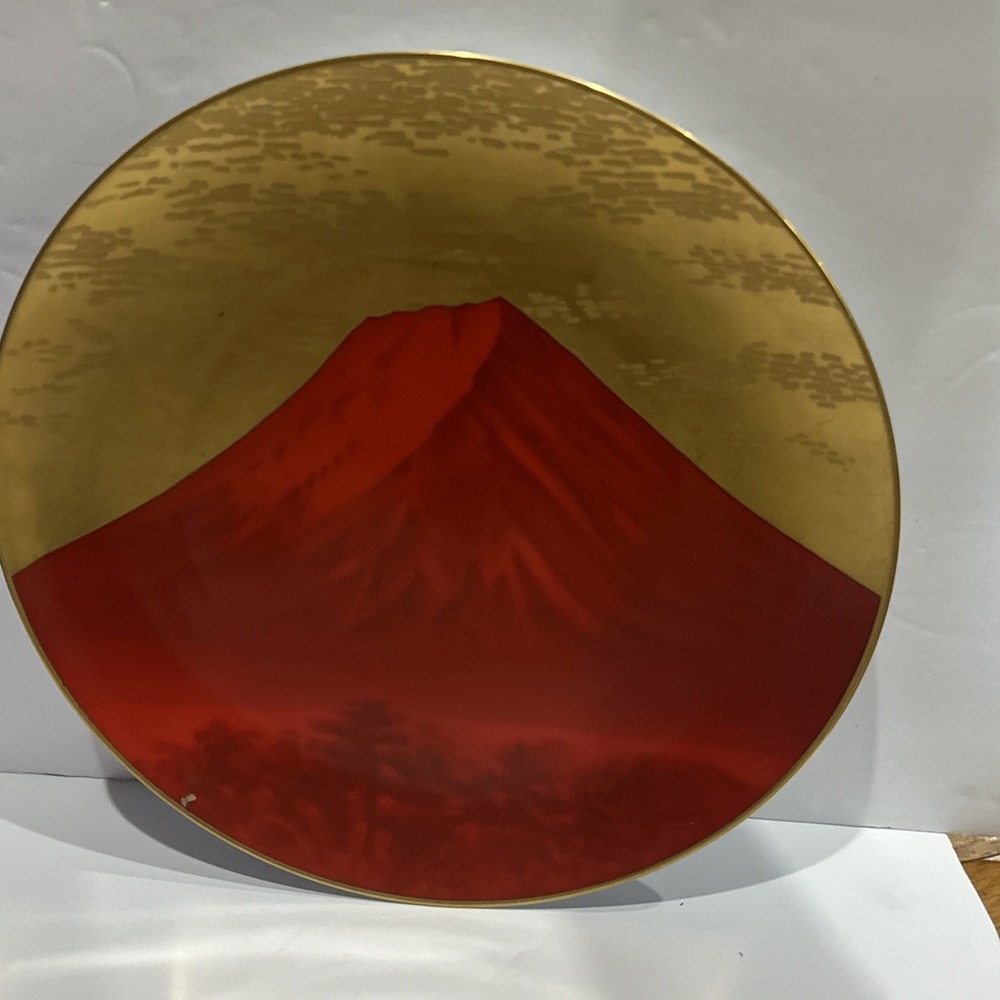 Nissan Noritake Plate Vintage 1960-1980 Commerative Mt Fugi Estate